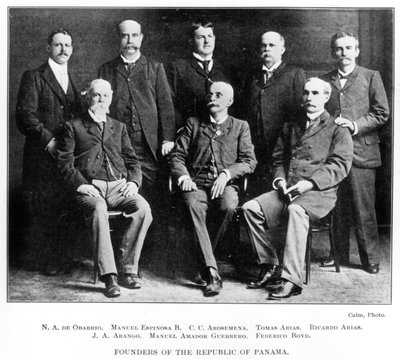 Founders of the Republic of Panama by Unbekannt Unbekannt